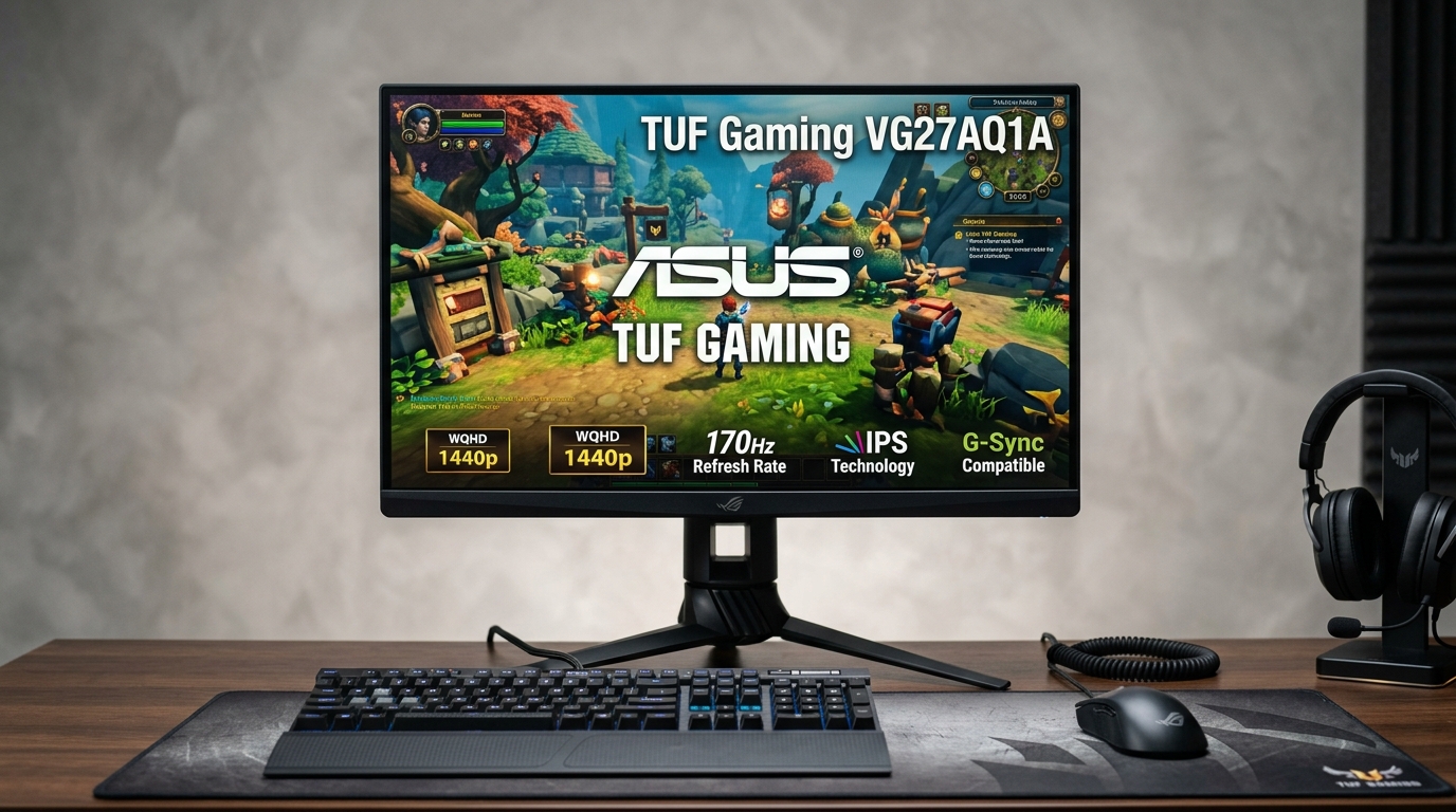 ASUS TUF Gaming VG27AQ1A 27-inch Gaming Monitor
