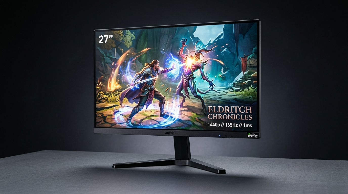 Koorui 27E1Q 27-inch Fast IPS Gaming Monitor